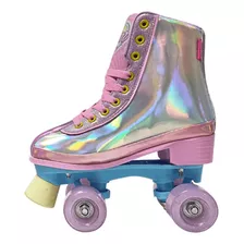 Patines 4 Ruedas Talla 21 Boot Skates Glam By Apache Niña