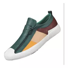 Zapatos Casuales De Cuero Hechos A Mano Para Hombres A