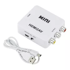 Adaptador Convertidor Hdmi A Rca / Av Tv Box A Televisor Crt