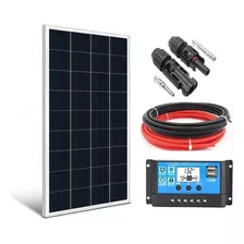 Kit Painel Solar Fotovoltaico 150w Com Controlador 