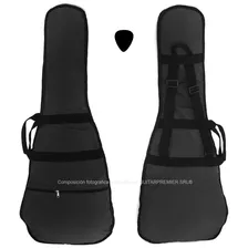 Funda Acolchada Para Guitarra Bajo Mochila Impermeable + Pua