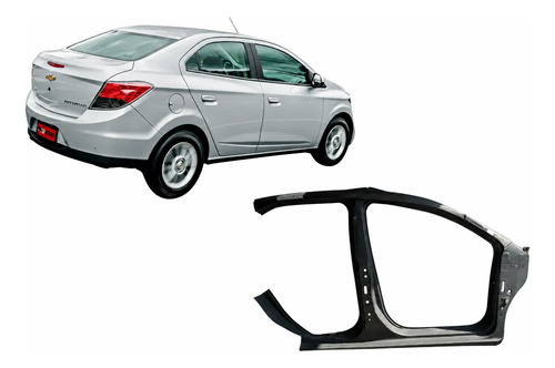Retalho Lateral Dir Chevrolet Prisma 13/16 Sm48 - Chevrolet - Código 180368344783