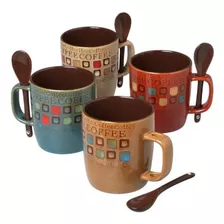 Sr. Taza De Café, Juego De 8 Piezas, Café Americano