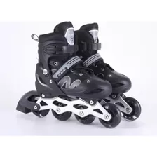 Patins Roller In Line 4 Rodas Motion Led Tamanho Ajustável