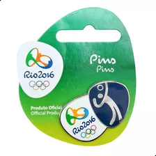 Pin Olimpiadas Volei Rio 2016 Pictograma Oficial Jogos Olimp