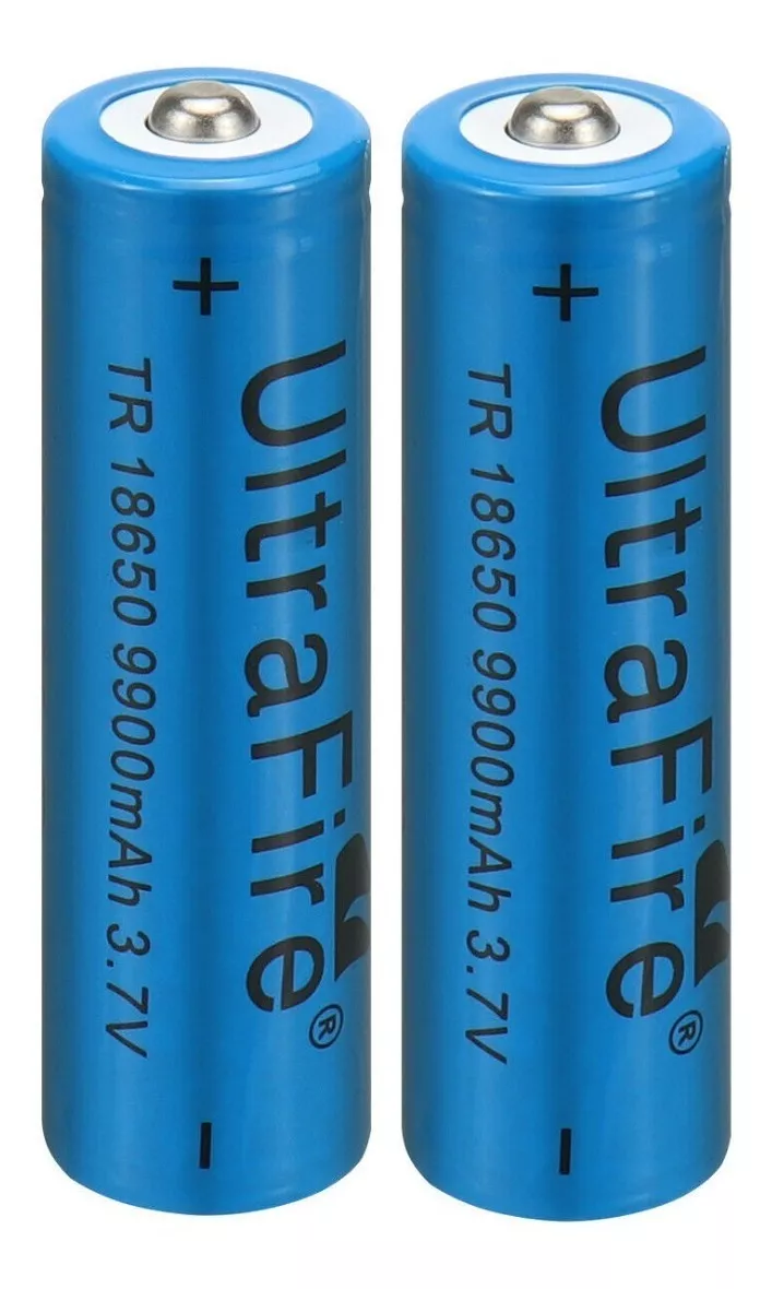 2 Baterias Pila Recargable 18650 9900mah 3.7v Ultrafire