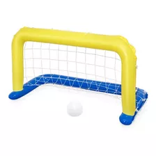 Arco Inflable Water Polo Con Pelota 52123 Bestway Color Azul/amarillo