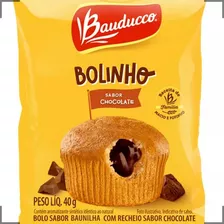 Bolinho Bauducco Com Recheio De Chocolate C/16 40g