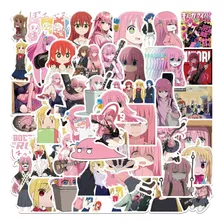 Bocchi The Rock 50 Calcomanias Sticker Pvc Contra Agua Anime