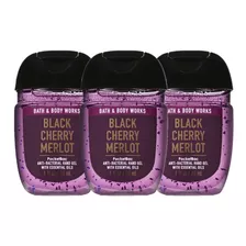 Black Cherry Merlot Gel Antibacterial Bath & Body Works 3pz