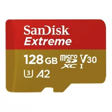 Tarjeta De Memoria Sandisk Sdsqxa1-128g-gn6aa Extreme Con Adaptador Sd 128gb