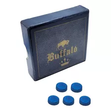 Kit 5 Solas De Couro 12mm Buffalo Para Taco De Sinuca Bilhar