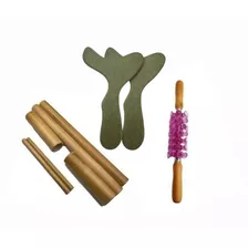Kit Bamboo + Rolo Massagem Turbinada + Pantala Par