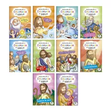Aprendendo E Colorindo A Bíblia- Kit Com 10 Livros