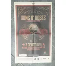 Propaganda Advert Diario Guns N'roses 2011
