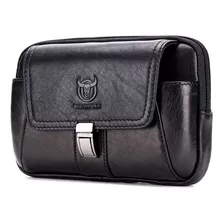 Bolsa De Cintura Pequena Para Celular De Couro Para Homens