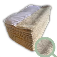 Kit 8 Absorventes Melton 6 Camadas Fralda Ecológica Noturno