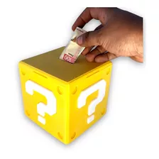 Alcancia Gamer Mario Bross Geek Caja Sorpresa Question Box