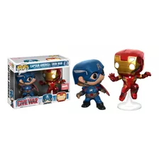 Funko Pop Captain America / Iron Man 2 Pack