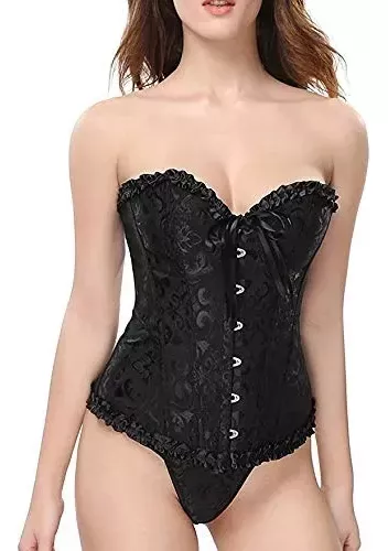 Segunda imagen para búsqueda de corset negro