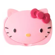 Espejo De Mano Con Cepillo Hello Kitty Maquillaje Niña