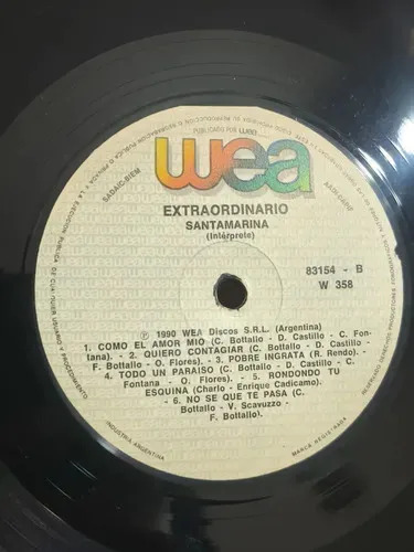 Santamarina - Extraordinario - vinilo 1990