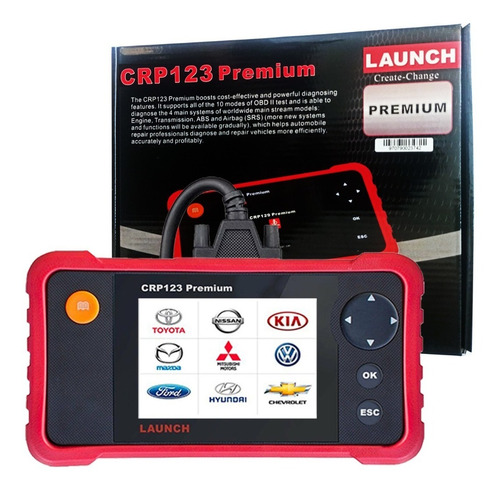 Escaner Automotriz Launch Crp123 Premium Motor Caja Abs Srs