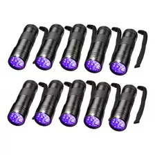 Kit 25 Lanterna De Luz Negra Led Potente Ultravioleta Uv