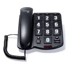 Telefone Tok Fácil C/ Teclas Grandes Preto Intelbras