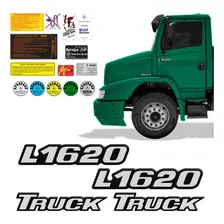 Kit Adesivo Linha Mercedes Benz L1620 + Truck Resinado