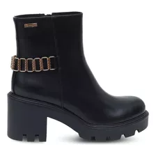 Botas Mujer Lady Stork Rebeca Negras Con Taco