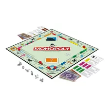 Monopoly Juego De Mesa Clásico Piezas Metálicas Hasbro