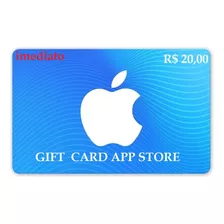 Gift Card Appstore 20 Reais-via Chat Games Instantâneo 