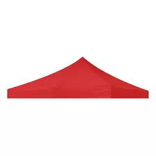 Repuesto De Lona Para Toldo 3x3(2.9x2.9m) Impermeable Dasel Color Rojo