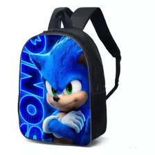 Mochila Sonic Niño Impresión Digital 3d 20 L