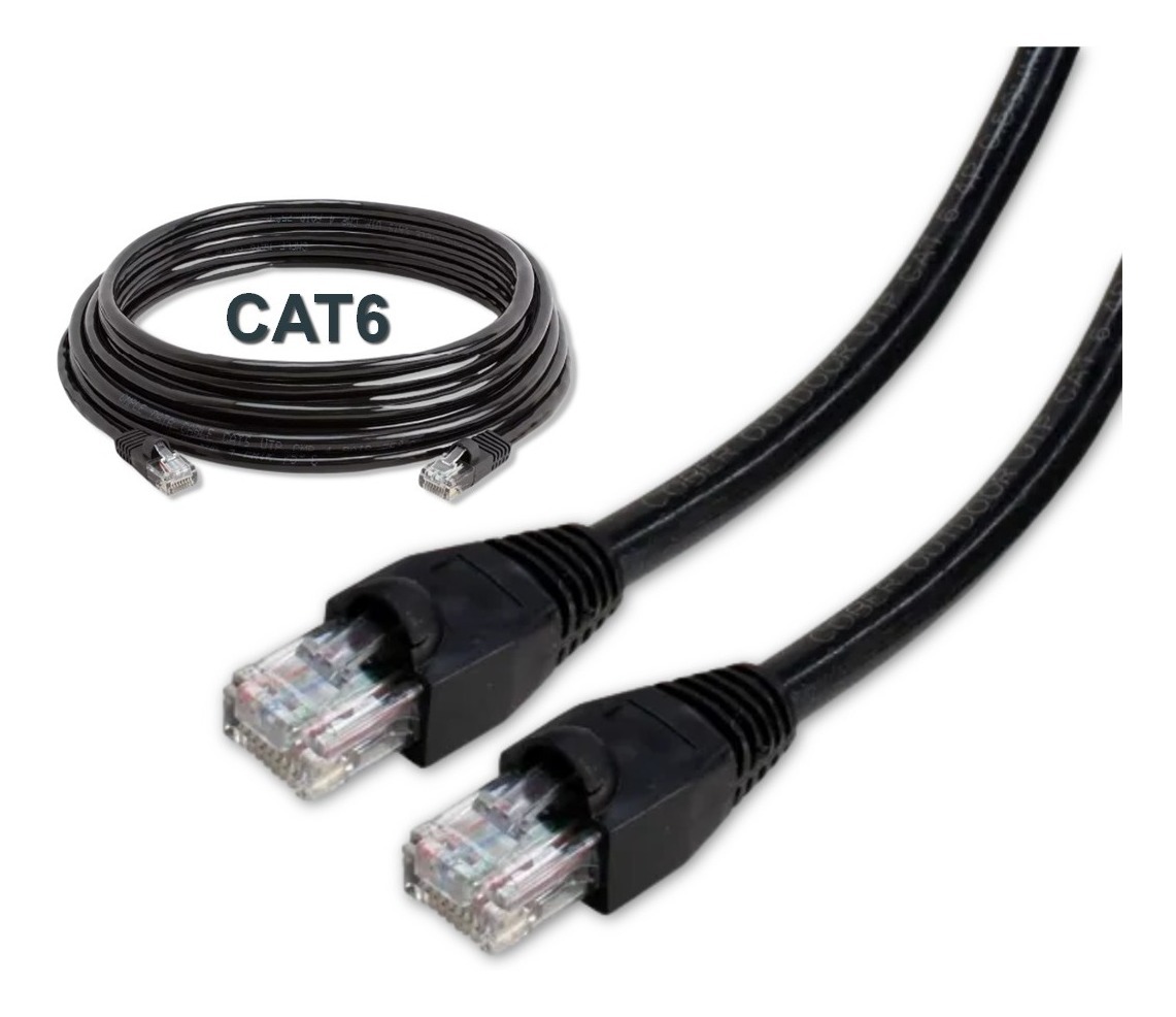 Cable Red Lan Cat 6 Exterior O Interior Cable Ethernet 20mt - Avisos en  Computación