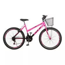 Bicicleta Aro 26 Mtb Com Aro Aero 21 Marchas E Cestao