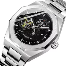 Relógio Mecânico Automático Winner Gmt1189 Hollow Out