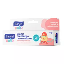 Creme Preventivo De Assaduras Bebê Baruel Baby Caixa 45g