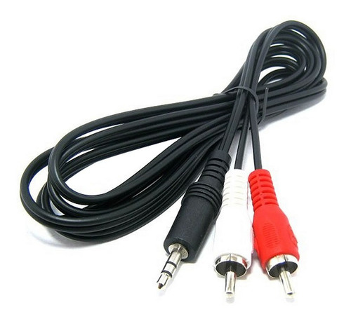 Cable Audio Sonido Rca A Plug 3.5mm 1.5 Metros