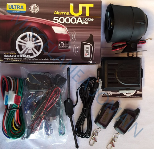 Alarma Ultra Doble Via Ut5000 2 Controles L125 Batera Aaa Foto 3