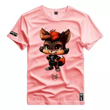 Camiseta Cartoons Raposa Foxy Jaqueta Shap Life Plus Size