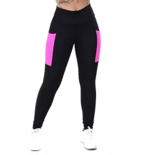 Calça Feminina Fitness Legging Academia Suplex Com Bolso