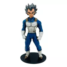 Boneco Vegeta Com Roupa Dragon Ball Z Estátua Resina 19cm