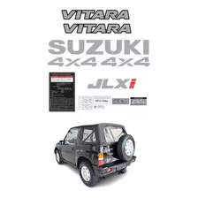 Kit Adesivos Para Suzuki 4x4 Vitara Jlxi + Etiquetas 17936