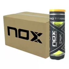 Caja De Pelotas Nox Titanium Pro X3 - 24 Tarros