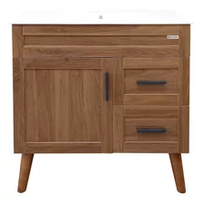 Mueble Vanitorio Elegance Nogal 80x47x80cm