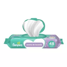 Toalhinhas Umedecidas Pampers Lavanda Com 48 Unidades