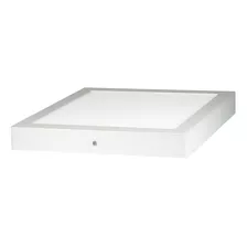 Panel Led 12w Cuadrado Aplique Plafon Frio Silverlight Color Blanco