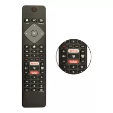 Controle Remoto Compatível Philips Smart Tv 4k 50pug7625/78